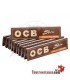 Papel OCB Virgin Slim de 110 mm, 50 libritos