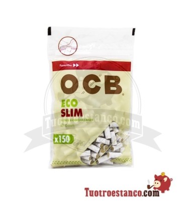 Filtros OCB Orgánicos de 6mm 150 filtros