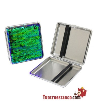 Glitter sigarettendoosje 20 sigaretten