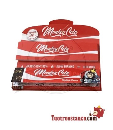 Monkey Smell King Size Rotes Leimpapier 110 mm + Filter