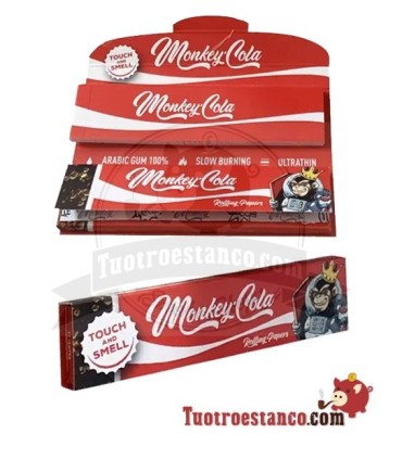 Monkey Caixa de Papel Cola Vermelha King Size 110mm + Filtros - 24