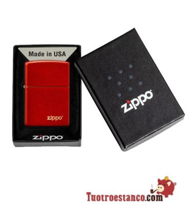 Zippo Métallique Rouge