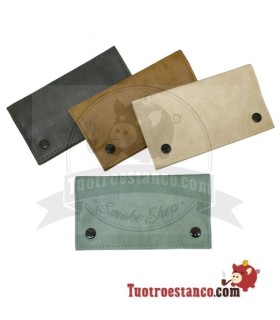 Semi-leather tobacco cover for double window