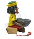 Reusachtige Rasta Polyresin Asbak