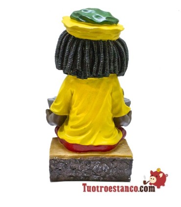 Reusachtige Rasta Polyresin Asbak
