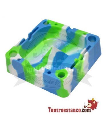 Posacenere in silicone con scomparti