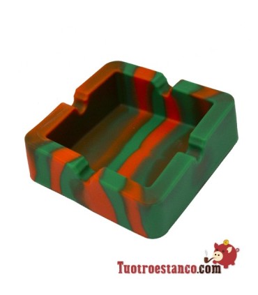 Cendrier carré en silicone