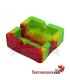 Cinzeiro de silicone quadrado