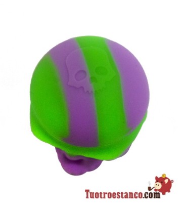 Recipiente de silicone para resina de crânio