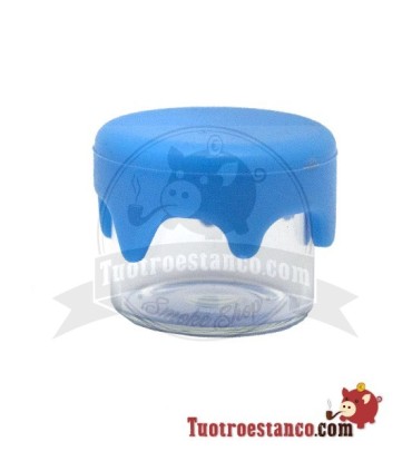 Mini bote de cristal con cierre de silicona 3 ml