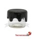 Mini frasco de vidro com fechamento em silicone 3 ml