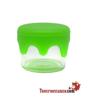Mini bote de cristal con cierre de silicona 3 ml