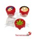 Mini Pot en Verre avec Couvercle en Silicone DÉCORÉ 3ml