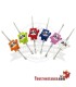 Versierde Dabber 12 cm Siliconen