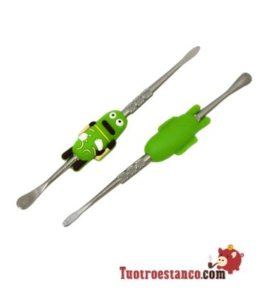 Versierde Dabber 12 cm Siliconen