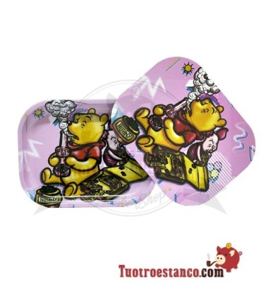 The Pooh Vassoio in Metallo + Coperchio