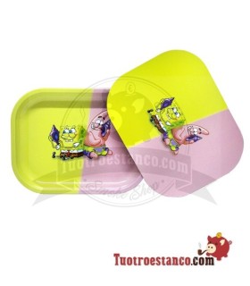 Plateau en métal + couvercle Bob & Patrick