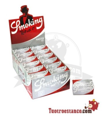 Papel Smoking Plata Rollo de 4 m - 24 libritos