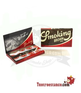 Castanho Smoking Papel Janela Dupla 70 mm