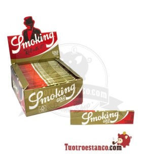 110 mm King Size Gold Smoking Papier - 50 Heftchen