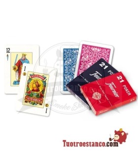 Fournier Spaans Pokerdeck nr. 21