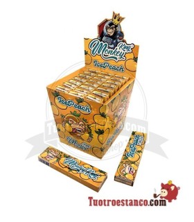 Caixa de Papel de Pêssego Tamanho Macaco Macaco + Filtros - 24 livretos