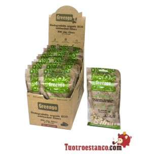 Greengo BIO slanke filterbehuizing 6 mm 200u - 20 zakjes