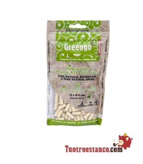 Greengo BIO slanke filterbehuizing 6 mm 200u - 20 zakjes