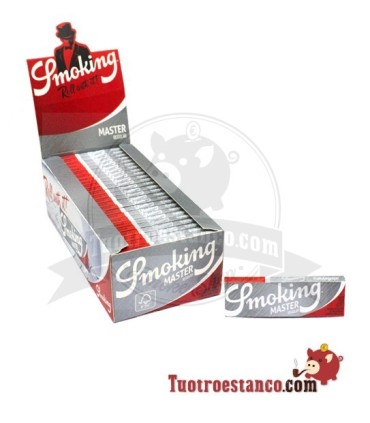 Étui Smoking Argent N° 8 70 mm - 50 carnets