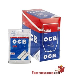 Filtros OCB Slim de 6 mm - 50 bolsitas de 150 filtros