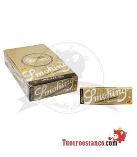 Caixa de papel médio Smoking marrom mais fino 78 mm - 25 livretos