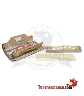Smoking Étui à papier King Size brun le plus fin + embouts - 24 livrets