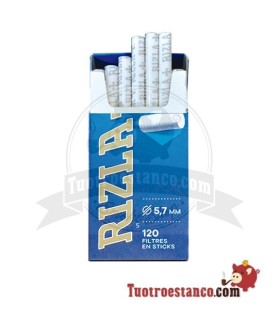 Filtres rizla ultra minces de 5,7 mm - 120 filtres