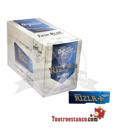 70mm Rizla + Blauw Papier - 100 boekjes