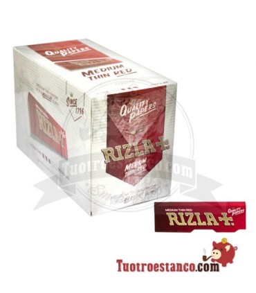 Papier Rizla + Rouge, 70 mm - 100 livrets
