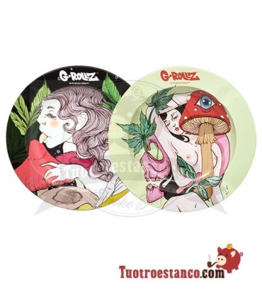 Metal Ashtray G-Rollz Mushrooms Lovers