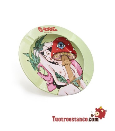 Cinzeiro de Metal G-Rollz Amantes de Cogumelos