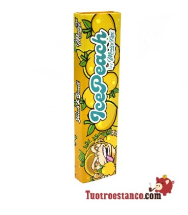 Cheiro King Size Ice Peach Monkey Papel 110mm + Filtros
