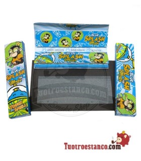 Papel Monkey Smell King Size Blue Splash 110 mm + Filtros