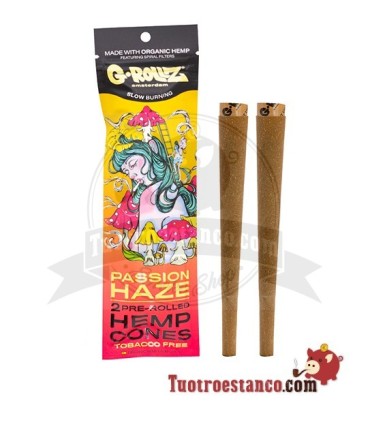 G-Rollz 2 Passion Haze vorgerolltes Hanf conesPapier