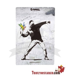 G-Rollz Banksy Graffiti Sac Design Fleur 150x200 mm