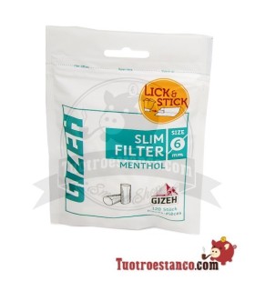 6mm Mint Gizeh Filterkoffer - 10 Beutel