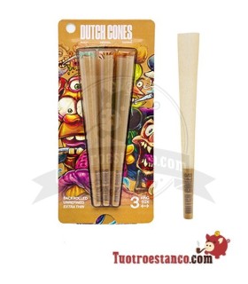 Cônes d’affichage Dutch Brown king Size 3 cônes