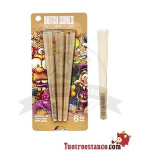 Espositore a 6 coni marrone olandese da 78 mm