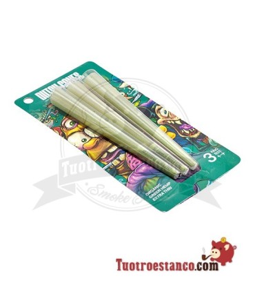 Cônes d’affichage Chanvre biologique vert hollandais King Size 3 cônes
