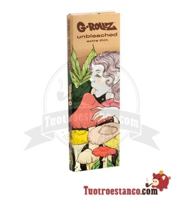 Papel G-Rollz Mushroom 78mm Marrón