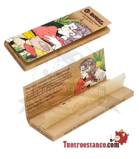 Papel G-Rollz Mushroom 78mm Marrón