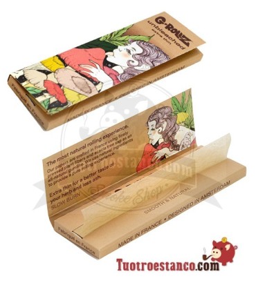 Papel G-Rollz Mushroom 78mm Marrón