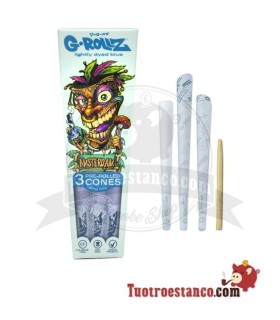 Conos G-Rollz Tiki Blue King Size 3 conos