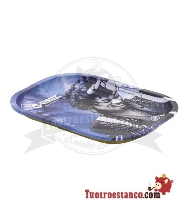 Bandeja Metálica pequeña G-Rollz J Hendrix Blue Spark 14x18 cm